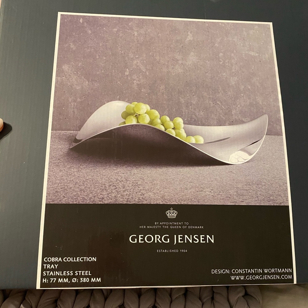 Georg Jensen Cobra Tray